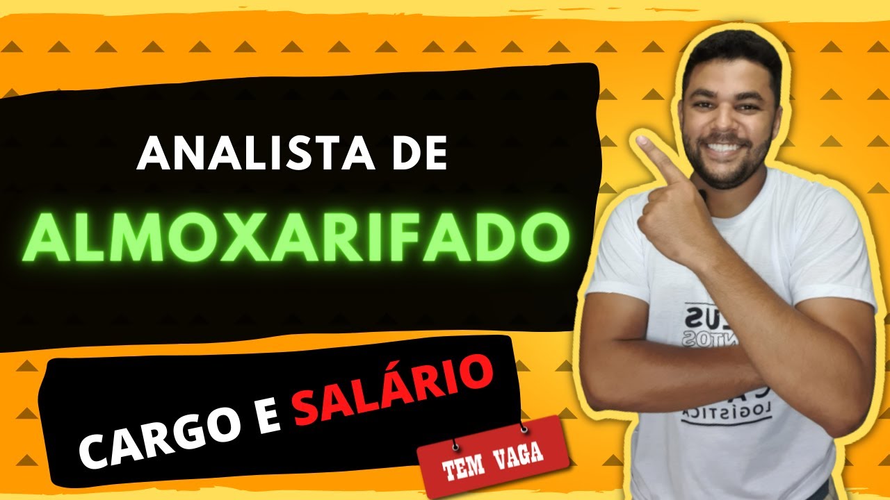 Analista de almoxarifado | o que faz e quanto ganha? - YouTube
