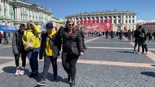 🚶🏻‍♂️Walking Streets: |Saint Petersburg, Russia, 🇷🇺|Nevsky Prospect, Kazan Cathedral #Russia 4K