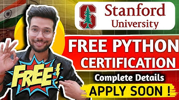 Stanford University Launched Free Python Programming Certification Course | Complete Details