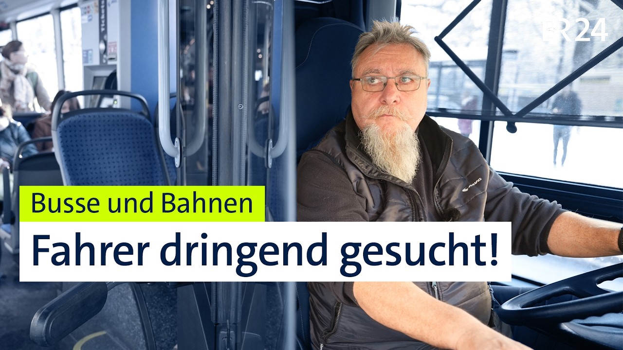 Dringend gesucht: Wer fährt zukünftig unsere Busse und Bahnen? | Die Story | Kontrovers | BR24