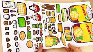 (Tutorial) LEMONADE TOY Quiet Book | DIY| #gamebook #paperdiy #quietbook