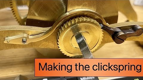 Making the click spring