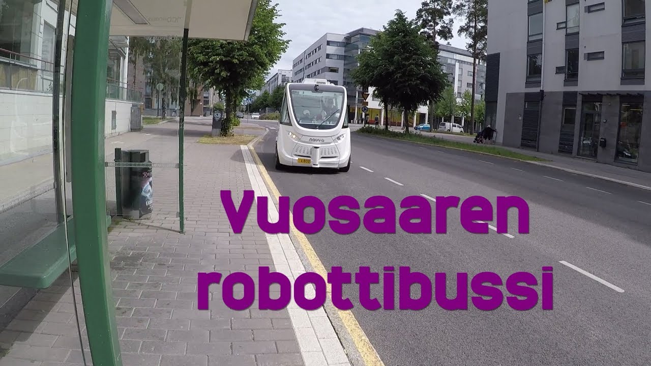 Kierros Vuosaaren robottibussissa