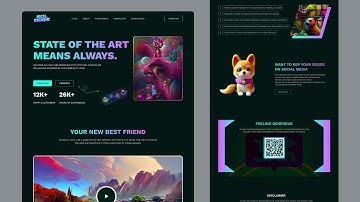 NFT Landing Page Design. | Landing page design with Figma | UI design 2022 with IT+(Plus)