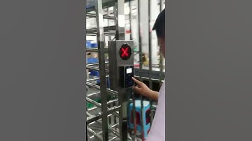 Full height turnstile demo