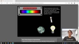 U2 Lesson 3 EXPLORE Spectroscopy Telescope Sim