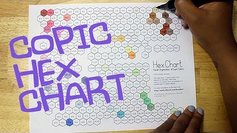 Copic Color Chart #1