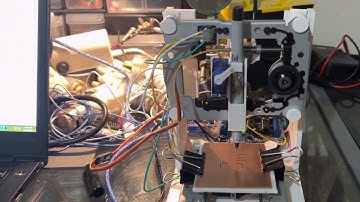 Arduino CNC/PCB Plotter using DVD Drives! (FULLY 3D PRINTABLE)