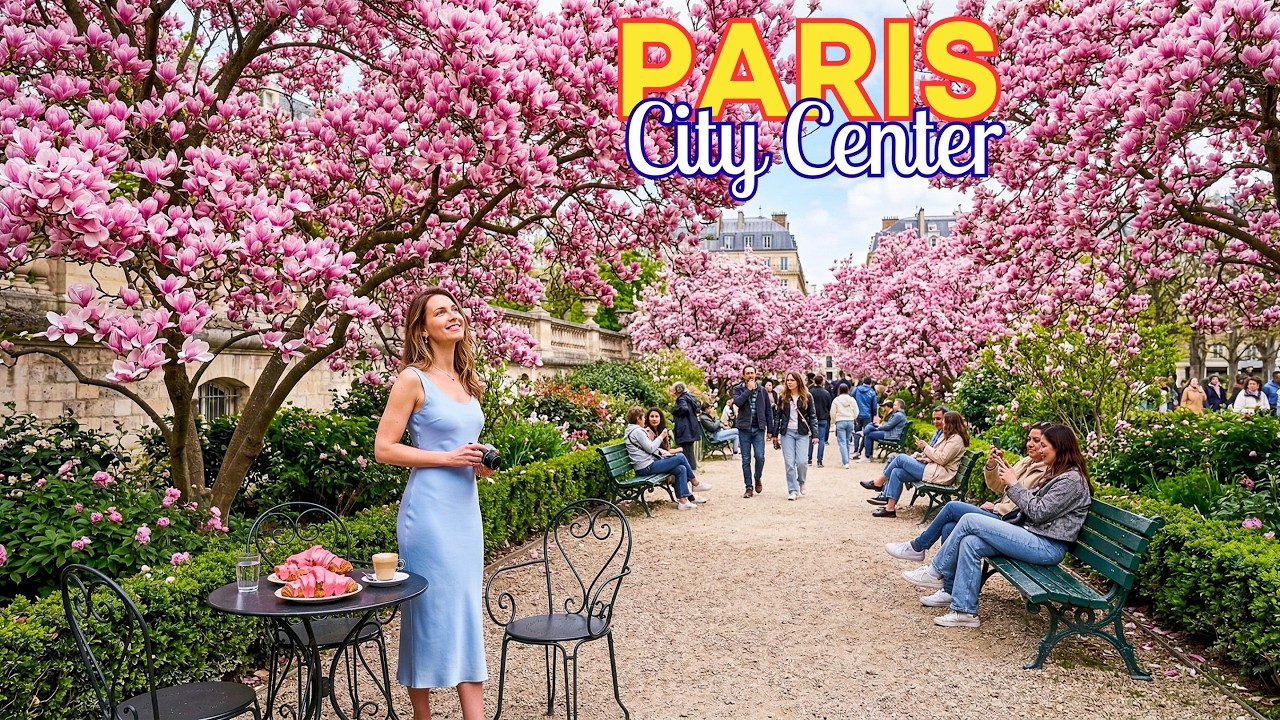 7 March 2026 ☀️ Paris City Center | Cafés, Pastries Tour & Spring walk | 4K Paris Walk