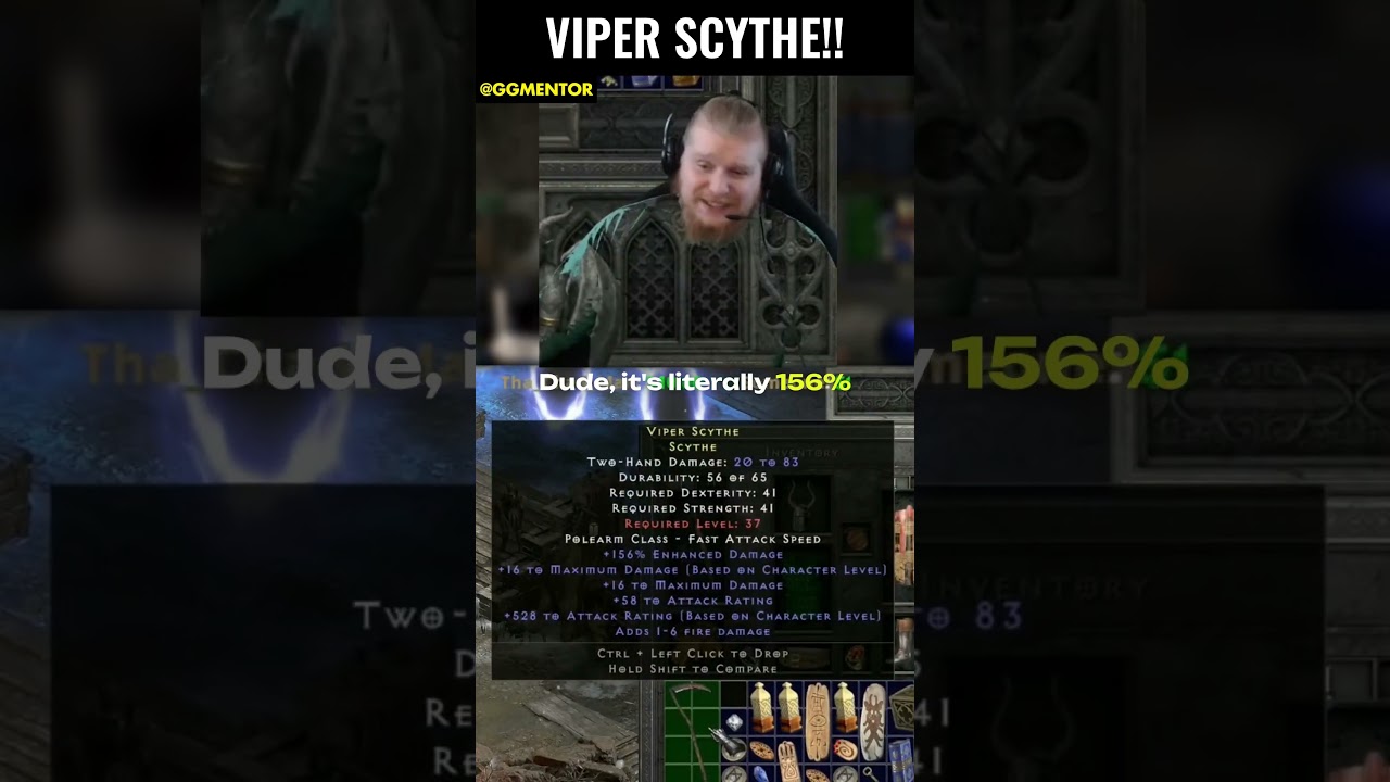 Normal Baal Drops Ridiculous Leveling Scythe (D2R RotW S14 Ladder Start )