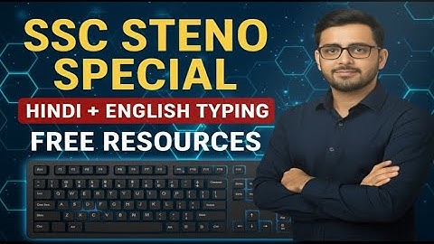 Typing Practice for SSC Steno | English + Hindi Typing Tools That Actually Work!