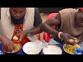 Another fufu eating competition and   10 dollars won  food challenge ikuku tv mcikuku1