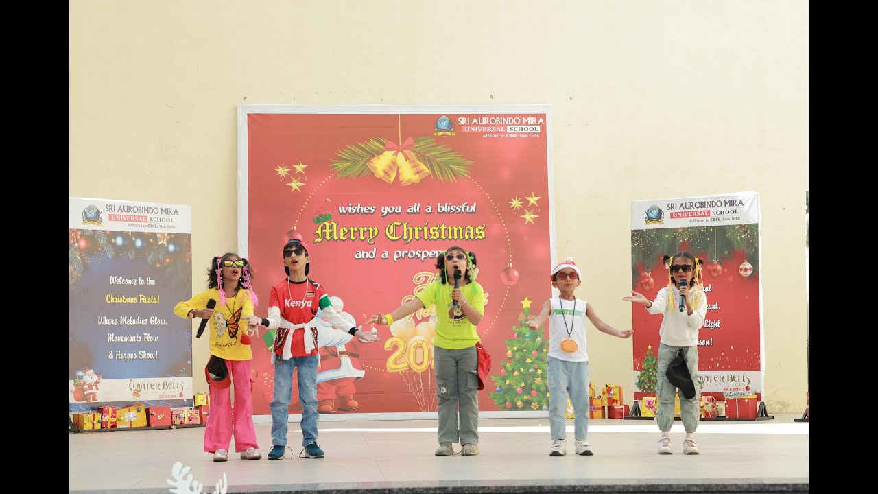 🎄✨ A Symphony of Light | Christmas at Sri Aurobindo Mira Universal School 🎅