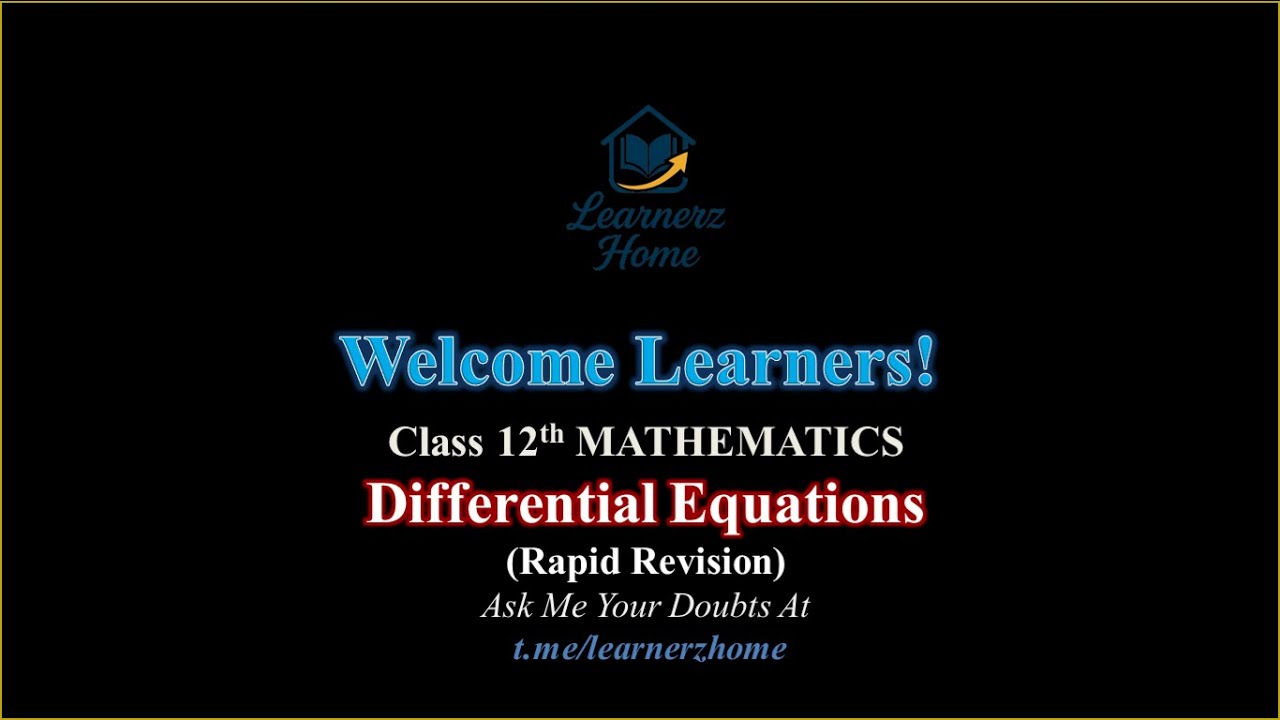 #AskYour12thDoubts 12: Differential Equations | PYQs Doubts Solutions | Class 12th|Mistakes to Avoid