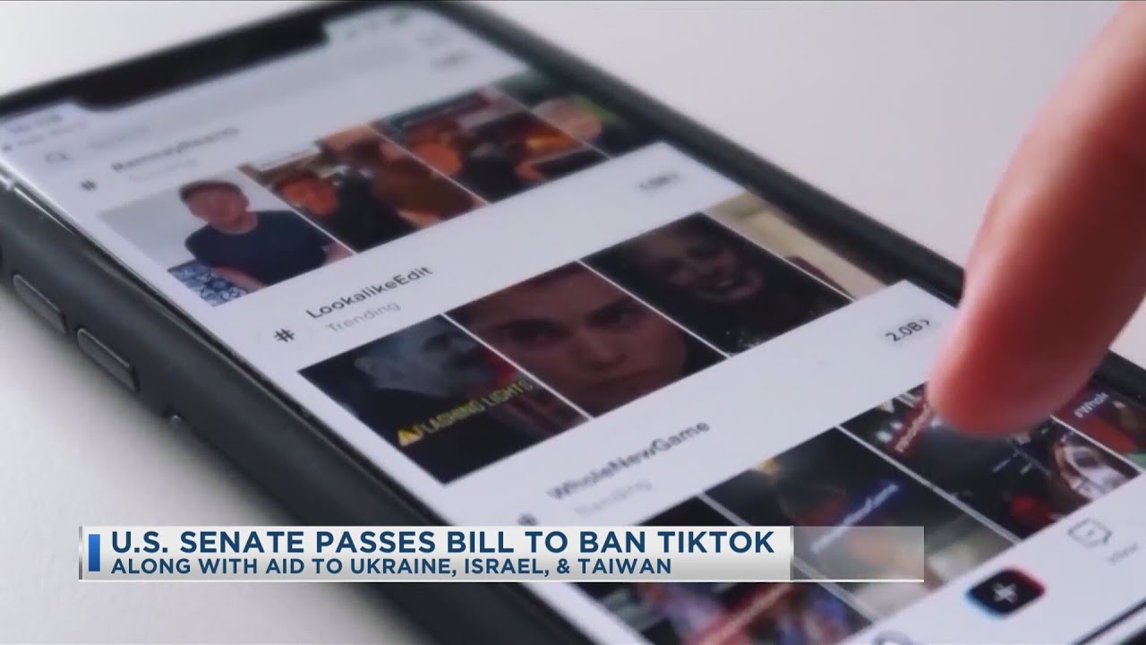 U.S. Senate Passes Bill To Ban TikTok - YouTube