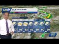 Heat Advisory issued again today for Albuquerque, also watching for better chance of PM storms