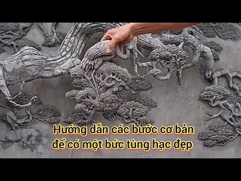 Video: Cách làm một bức phù điêu bằng tay của chính bạn