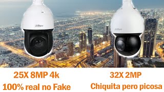 PTZ 25x vs 32x Zoom 2mp vs 4K ¿Entre mas grande mejor?