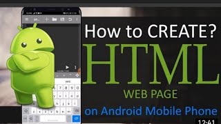 How To Run Html Code on Android Mobile |Apk Technical Tech |