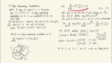 OPS lec2: sign reversing involutions