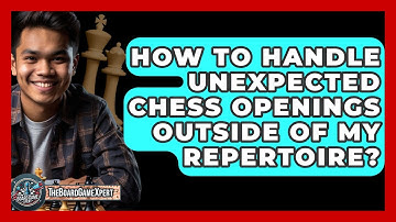 How To Handle Unexpected Chess Openings Outside Of My Repertoire? - The Board Game Xpert