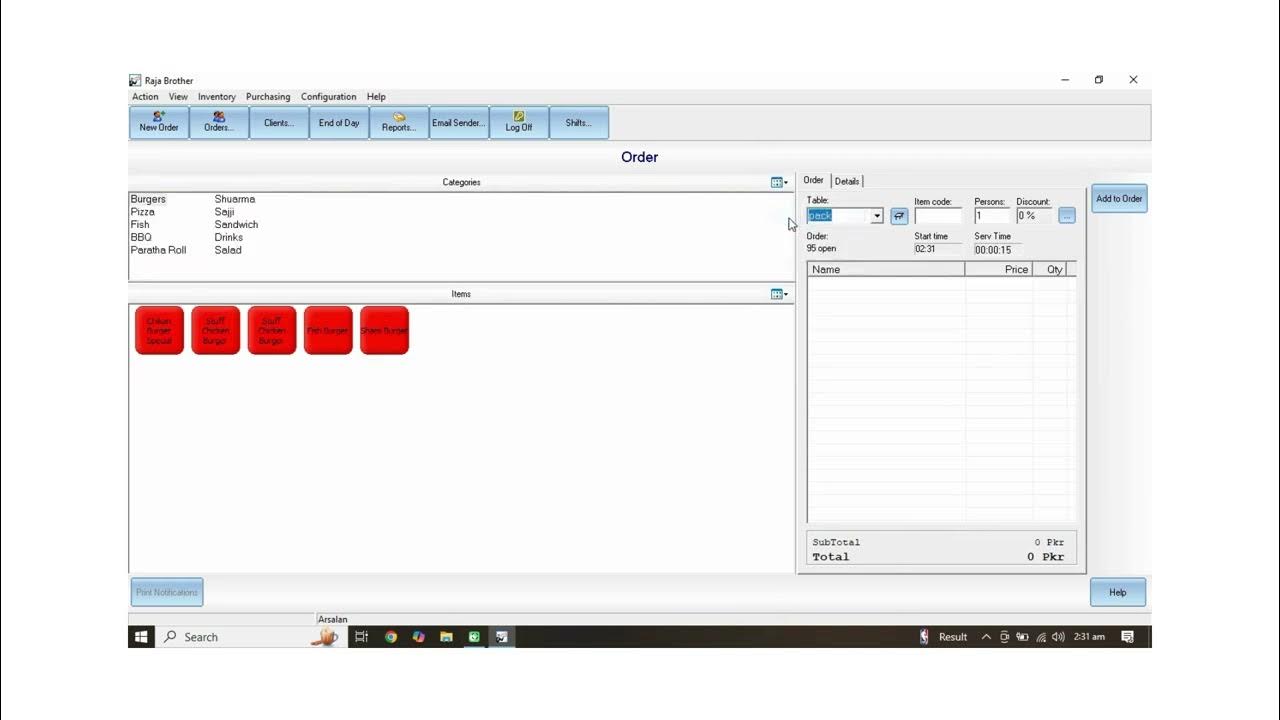Restaurant Simple POS - YouTube