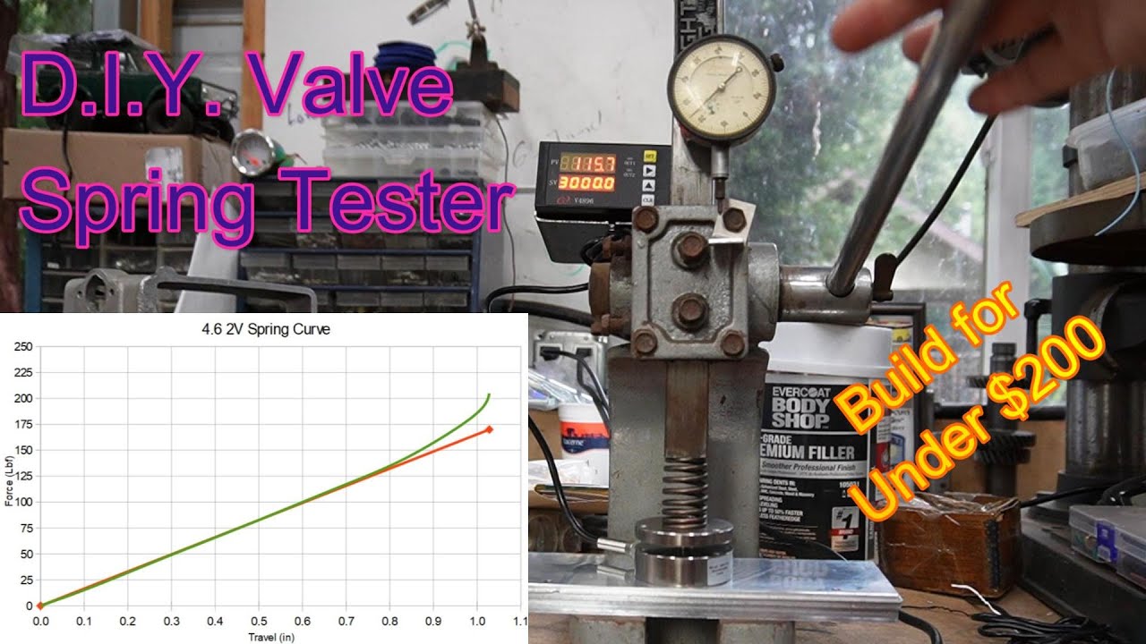 DIY Valve Spring Tester - YouTube