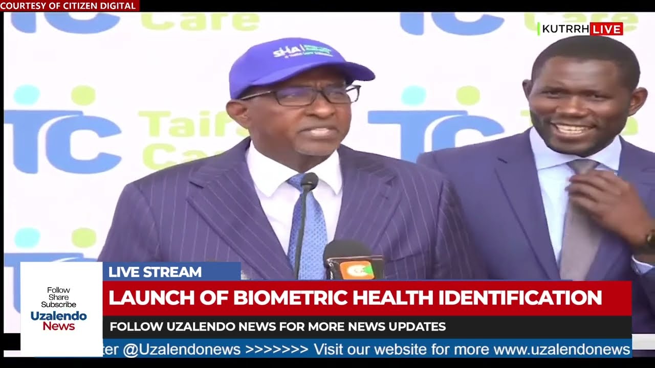 SHA will no longer accept OTP based authorization - CS Duale launches SHA Biometric Health ID System