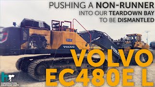 Volvo EC480EL Excavator Heads to Salvage With a Little Push