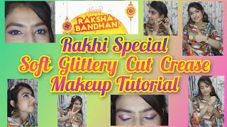 Req: Rakhi Special/Raksha Bandhan Special Soft Glittery MakeupTutorial#makeup@BelieveExecuteAchieve screenshot 5