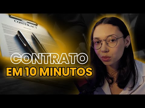 Como criar um CONTRATO VÁLIDO de prestação de serviço em 10 MINUTOS
