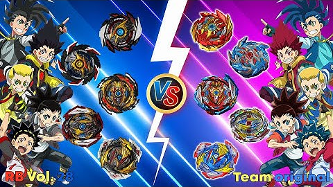 베이블레이드 버스트 팀 DB 【랜덤부스터 28 VS 팀 오리지날】릴레이 배틀 Beyblade Burst DB ベイブレードバーストDB