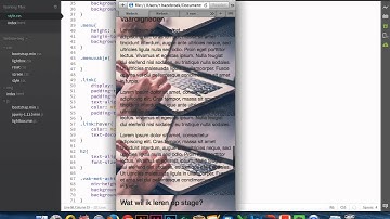 [Responsive website maken met Bootstrap] - Deel 7b: Schermvullende header maken (Deel 2)
