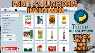 Tutorial Punto de Venta con Python Tkinter - Parte #5