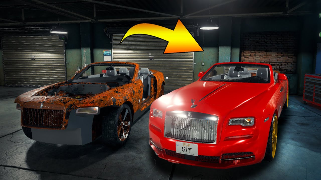 RESTORATION ROLLS ROYCE FROM JUNK YARD YouTube