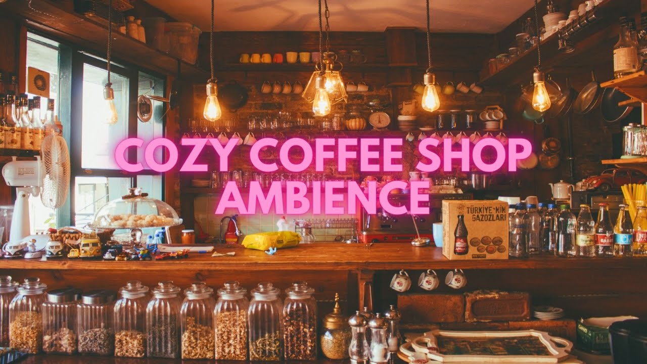 Cozy Rainy Day Coffee Shop with Soothing Jazz Ambience Video ...