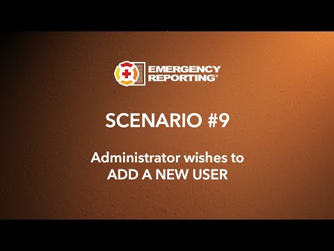 Authentication SCENARIO 9: Administrator Wishes to ADD A NEW USER