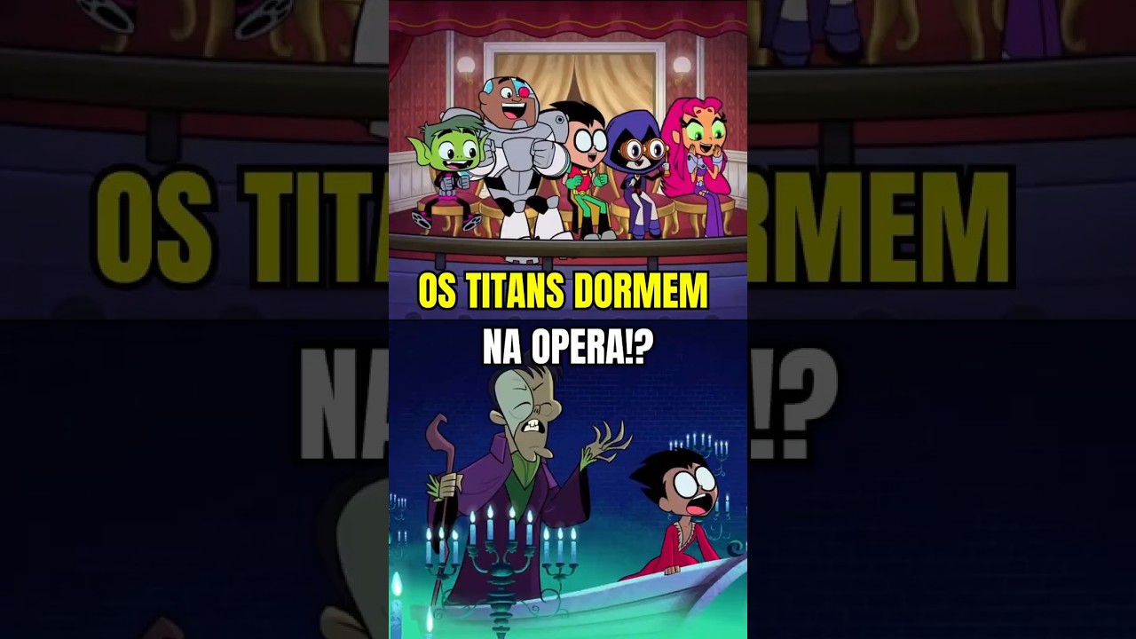 OS TITANS DORMEM  NA OPERA #jovenstitãs #beastboy #robin #shorts