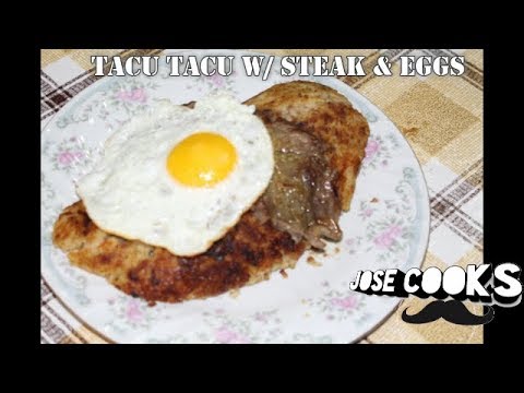 PERUVIAN TACU TACU - How To Cook TACU-TACU With Steak & Eggs | Jose Cooks