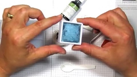 DIY Pearlized Mini Ink Pads