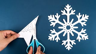 Paper Snowflake #47  How to make Snowflakes out of paper  Christmas Decor