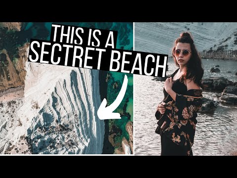 Italy's CRAZY SECRET BEACH | Scala Dei Turchi, Agrigento | Sicily Italy Travel Vlog