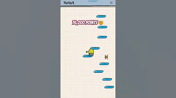 The Highest Score You Can Get In DOODLE JUMP Gaming Game Iosgames Mobilegame Doodlejump Shorts 