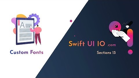 How to Set a Custom Font in iOS Using info.plist & Font Modifier | SwiftUI Tutorial for Beginners