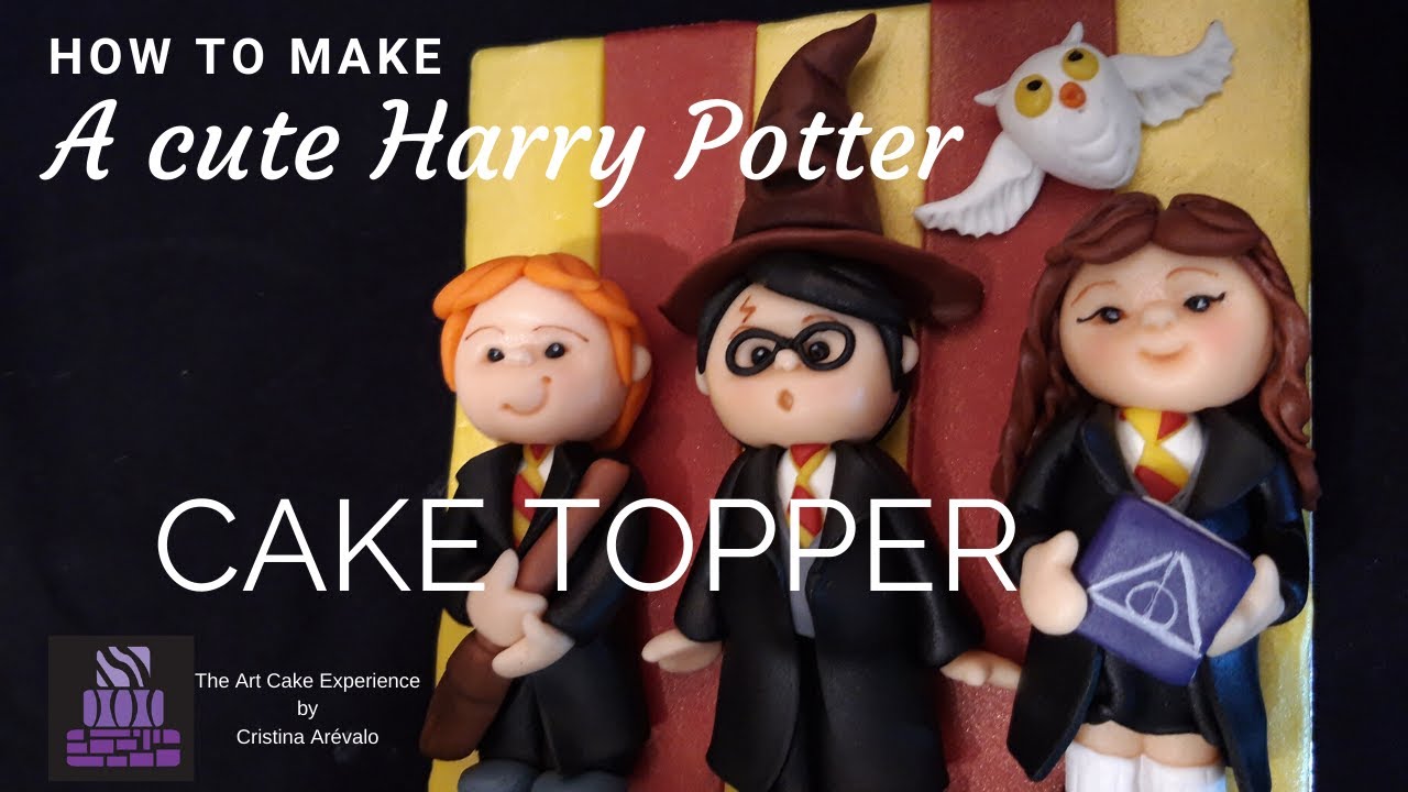 HOW TO MAKE HARRY POTTER CAKE TOPPERS 