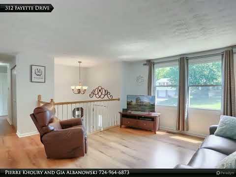 312 Fayette Drive, Cranberry, PA home video tour
