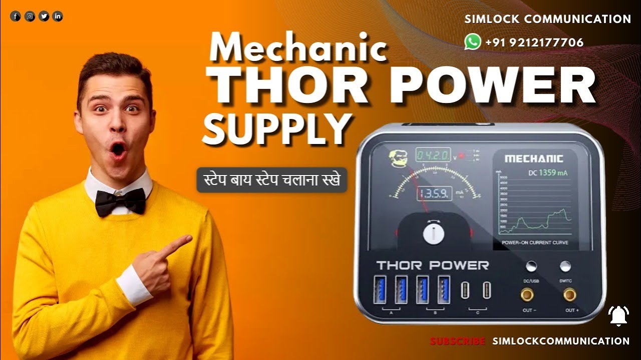 MECHANIC THOR Dc POWER SUPPLY REVIEW AND EXPLANATION VIDEO STEP BY