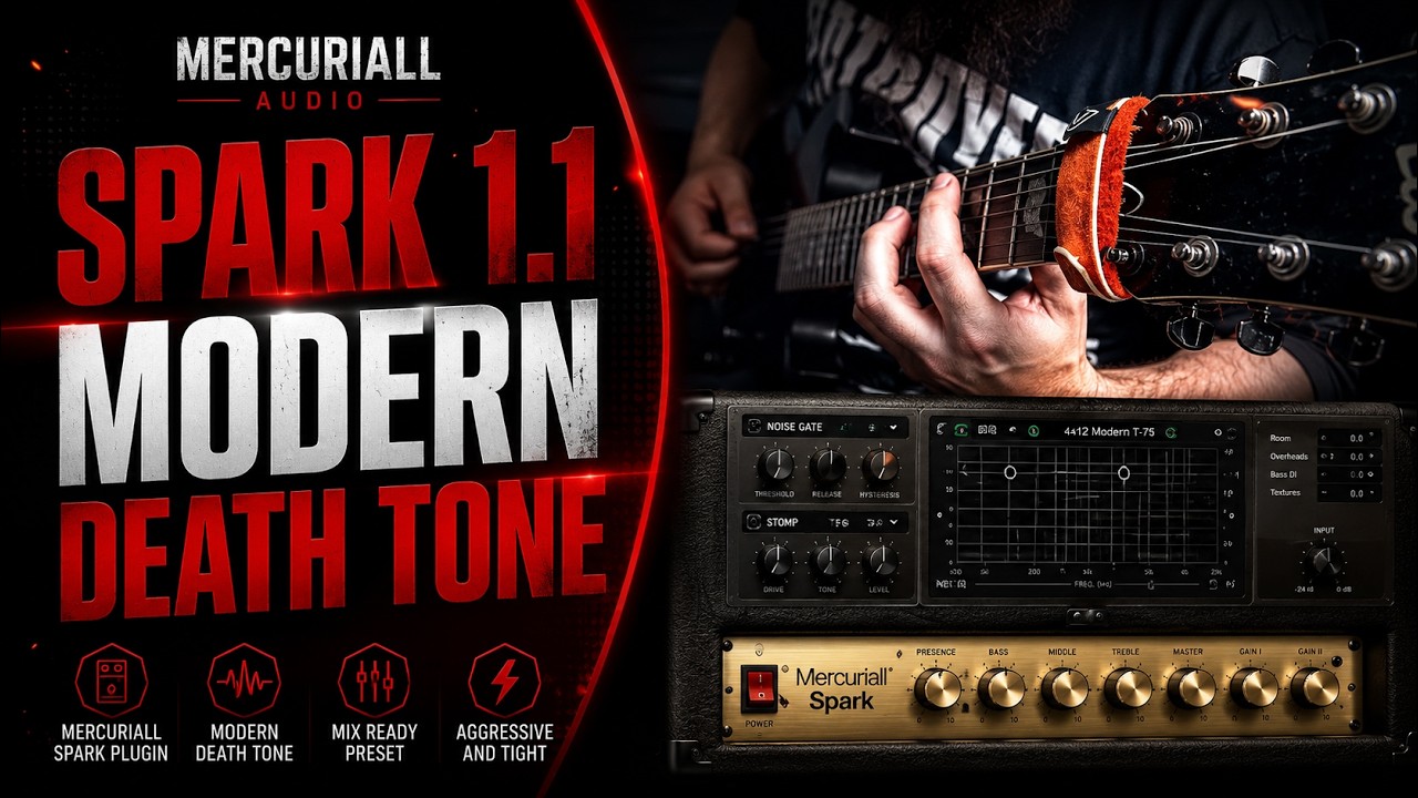 Mercuriall Audio | Spark 1.1 - Modern Death Metal Tone adlı videoyu YouTube'da izle Mercuriall Audio | Spark 1.1 - Modern Death Metal Tone adlı videoyu YouTube'da izle