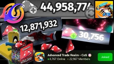 300,000,000 Mush + Gifts and Giveaways in ATR (Advanced Trade Realm) - Creatures of Sonaria Roblox