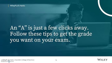 WileyPLUS - Exam Study Hacks - Fall 2018